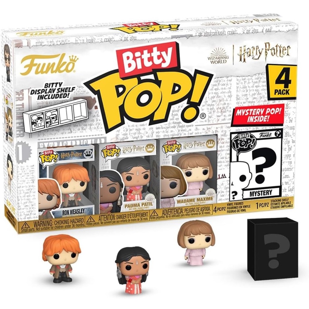 Funko Bitty POP HP GOF - Ron, 4-Pack and A Surprise Mystery Figure never opened